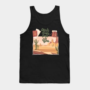 Ready for new adventure time love travel Explore the world holidays vacation Tank Top